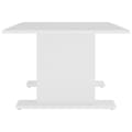 Miniatyrbilde 5 av 8: vidaXL Salongbord hvit 103,5x60x40 cm sponplate