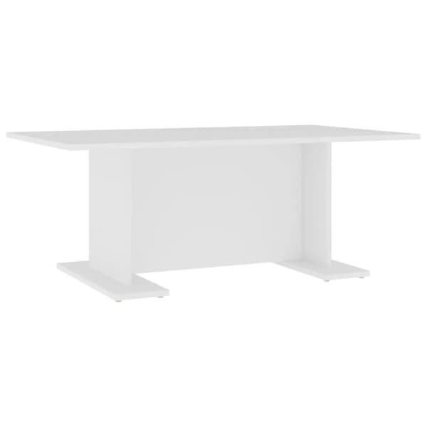 vidaXL Salongbord hvit 103,5x60x40 cm sponplate