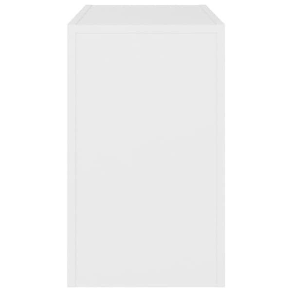 vidaXL Stablebare salongbord 3 stk hvit sponplate