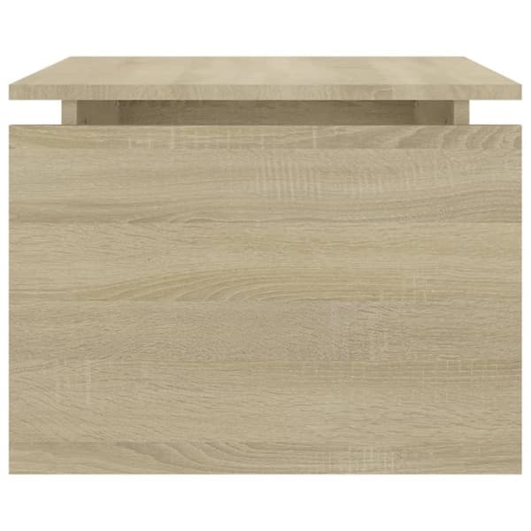 vidaXL Soffbord sonoma-ek 68x50x38 cm spånskiva