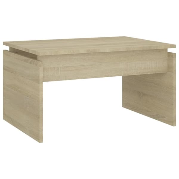vidaXL Salongbord sonoma eik 68x50x38 cm sponplate
