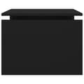 Miniatyrbillede 6 af 9: vidaXL sofabord 68x50x38 cm spånplade sort