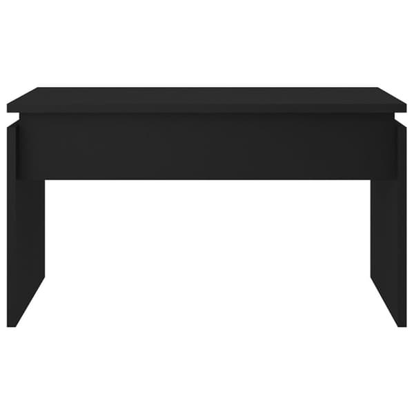 vidaXL Salongbord svart 68x50x38 cm sponplate