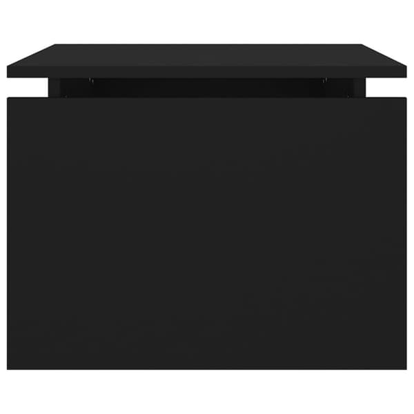 vidaXL Salongbord svart 68x50x38 cm sponplate