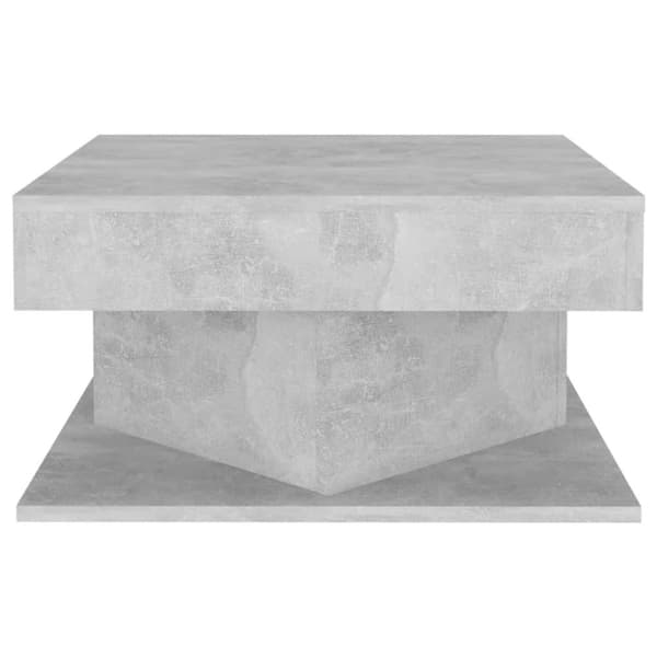 vidaXL Sohvapöytä betoninharmaa 57x57x30 cm lastulevy