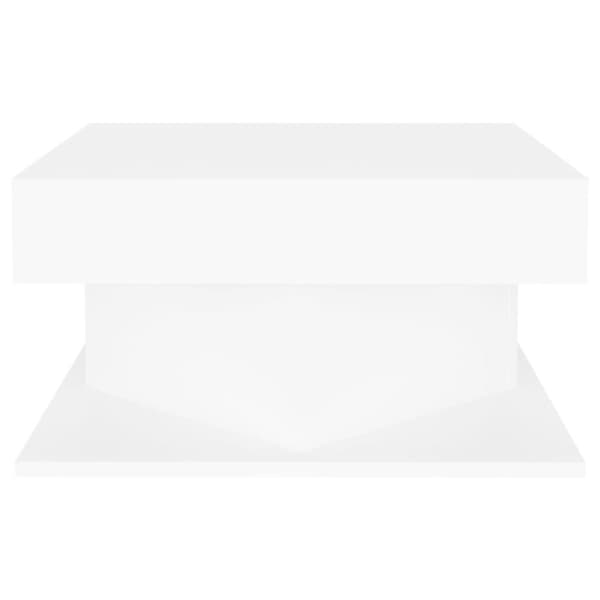 vidaXL Salongbord hvit 57x57x30 cm sponplate
