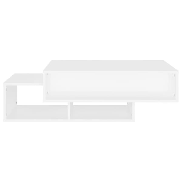 vidaXL sofabord 105x55x32 cm spånplade hvid