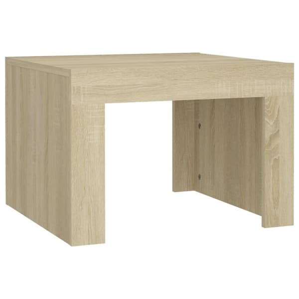 vidaXL Soffbord sonoma-ek 50x50x35 cm spånskiva