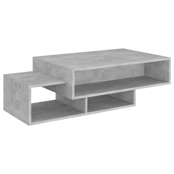 vidaXL Salongbord betonggrå 105x55x32 cm sponplate
