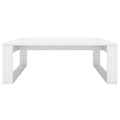 Miniatyrbillede 5 af 9: vidaXL sofabord 100x100x35 cm spånplade hvid