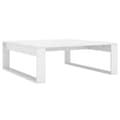 Miniatyrbillede 1 af 9: vidaXL sofabord 100x100x35 cm spånplade hvid