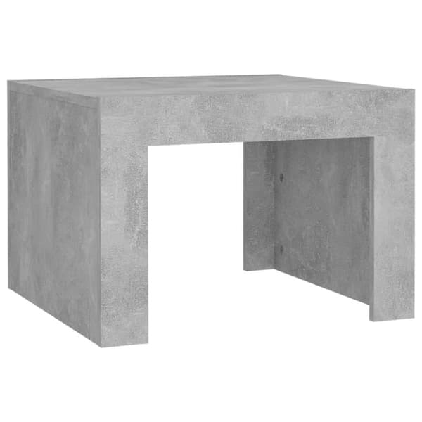 vidaXL Soffbord betonggrå 50x50x35 cm spånskiva