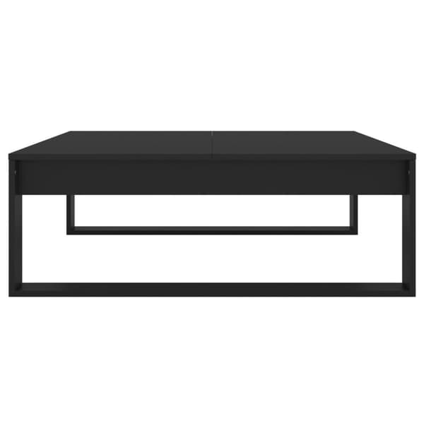 vidaXL sofabord 100x100x35 cm spånplade sort