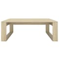 Miniatyrbillede 5 af 9: vidaXL sofabord 100x100x35 cm spånplade sonoma-eg