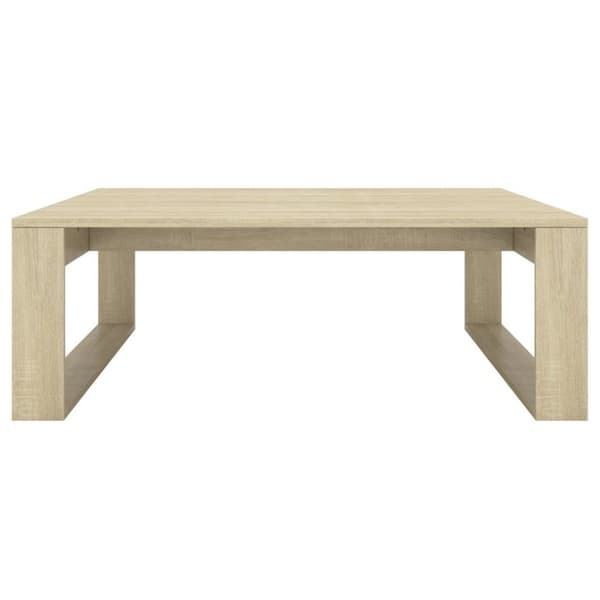 vidaXL sofabord 100x100x35 cm spånplade sonoma-eg