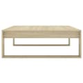 Miniatyrbillede 6 af 9: vidaXL sofabord 100x100x35 cm spånplade sonoma-eg