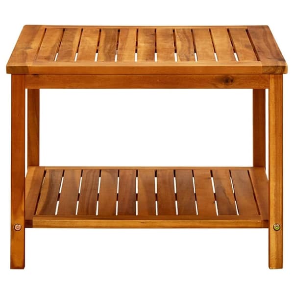 vidaXL sofabord 60x60x45 cm massivt akacietræ