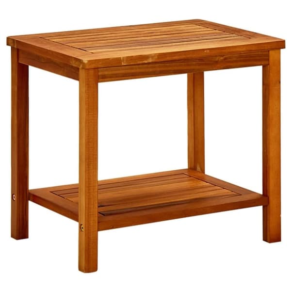 vidaXL sofabord 50x35x45 cm massivt akacietræ