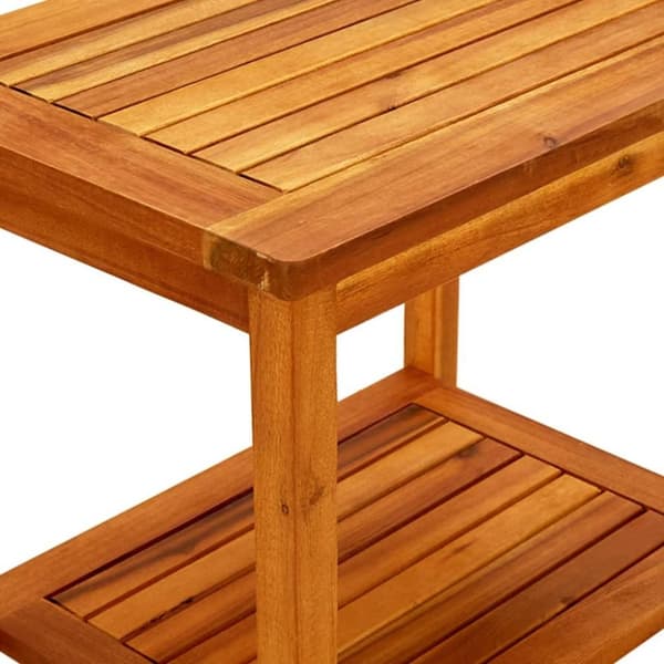 vidaXL Soffbord 50x35x45 cm massivt akaciaträ