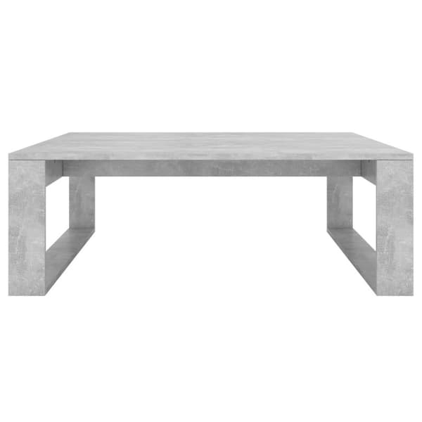 vidaXL Salongbord betonggrå 100x100x35 cm sponplate
