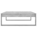 Miniatyrbillede 6 af 9: vidaXL sofabord 100x100x35 cm spånplade betongrå