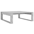 Miniatyrbillede 1 af 9: vidaXL sofabord 100x100x35 cm spånplade betongrå