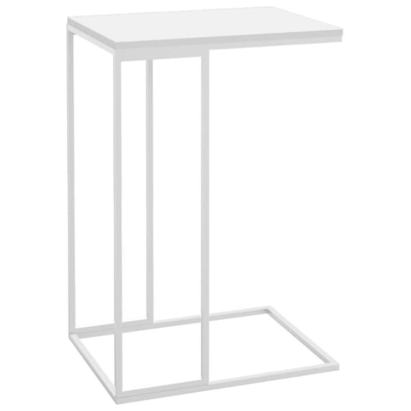 vidaXL Sidebord hvit 40x30x59 cm konstruert tre