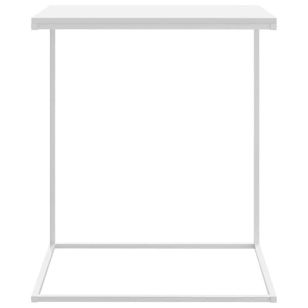 vidaXL Sidobord vit 55x35x66 cm konstruerat trä