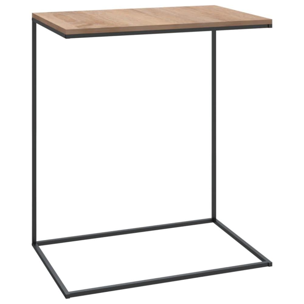 vidaXL Sidobord svart 55x35x66 cm konstruerat trä