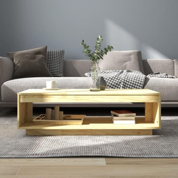 vidaXL Salongbord 110x50x33,5 cm heltre furu
