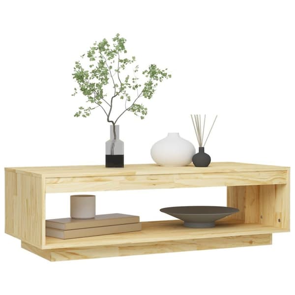 vidaXL Salongbord 110x50x33,5 cm heltre furu