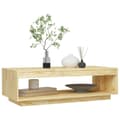 Miniatyrbillede 4 af 10: vidaXL sofabord 110x50x33,5 cm massivt fyrretræ