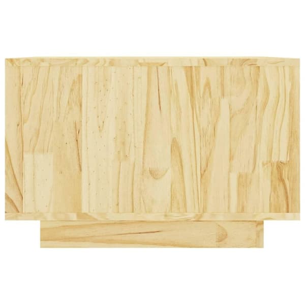 vidaXL sofabord 50x50x33,5 cm massivt fyrretræ