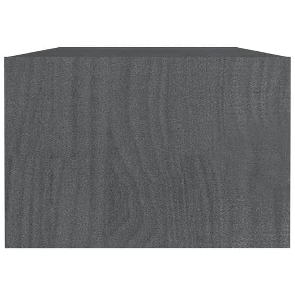 vidaXL Salongbord 110x50x34 cm heltre furu grå