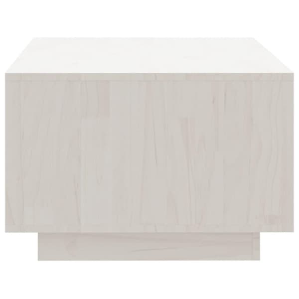 vidaXL sofabord 110x50x33,5 cm massivt fyrretræ hvid