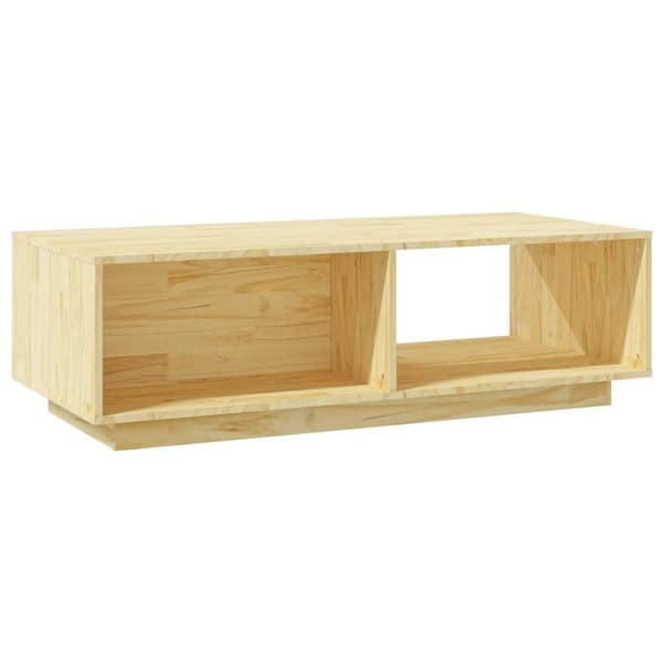 vidaXL Sohvapöytä 110x50x33,5 cm täysi mänty