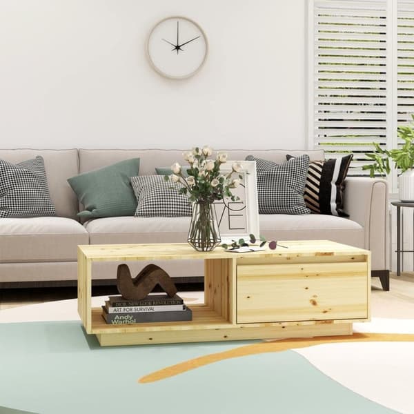 vidaXL Salongbord 110x50x33,5 cm heltre gran