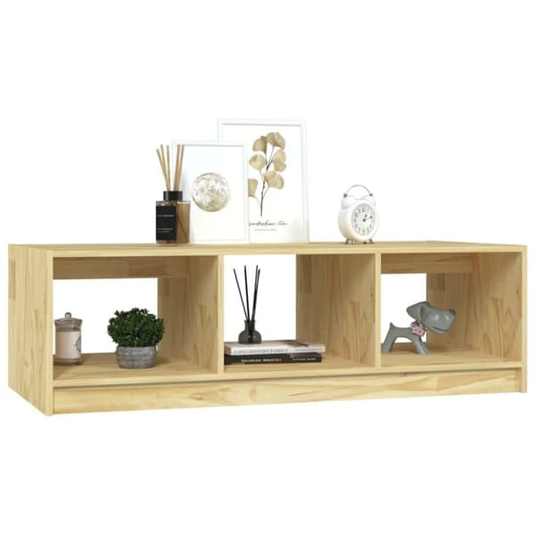 vidaXL Salongbord 110x50x34 cm heltre furu