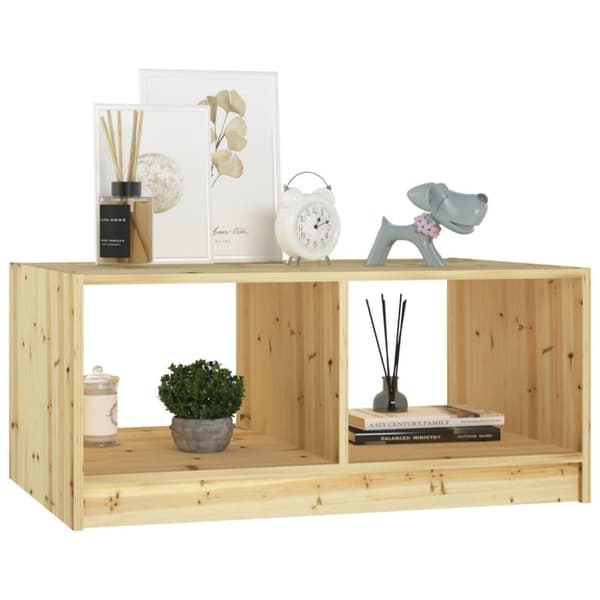 vidaXL sofabord 75x50x33 cm massivt fyrretræ