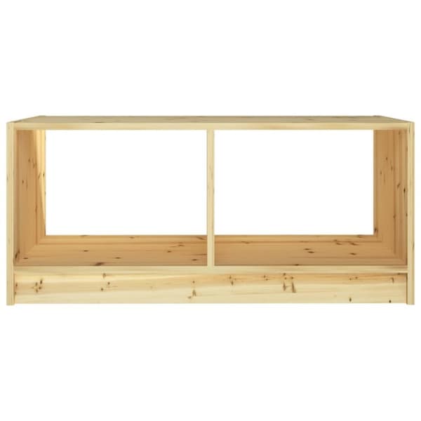 vidaXL sofabord 75x50x33 cm massivt fyrretræ