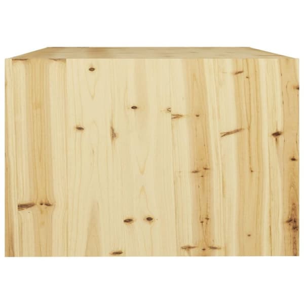 vidaXL sofabord 75x50x33 cm massivt fyrretræ