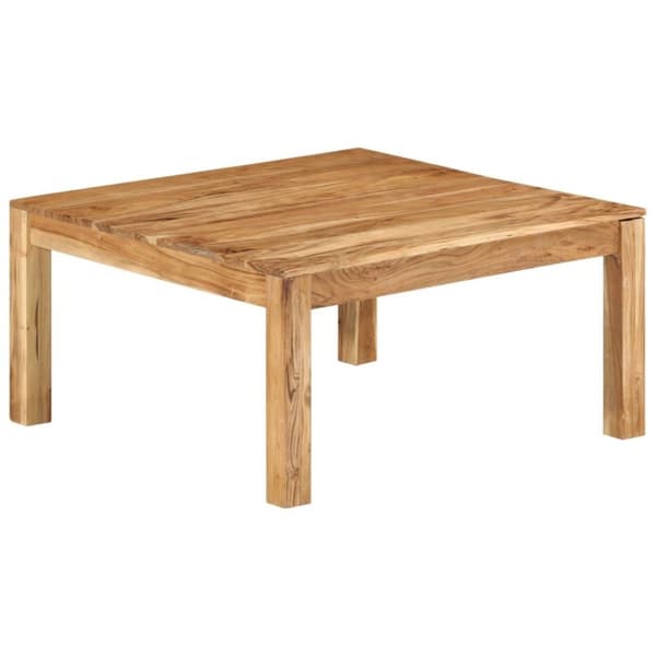 vidaXL Sohvapöytä 80x80x40 cm täysi akaasiapuu