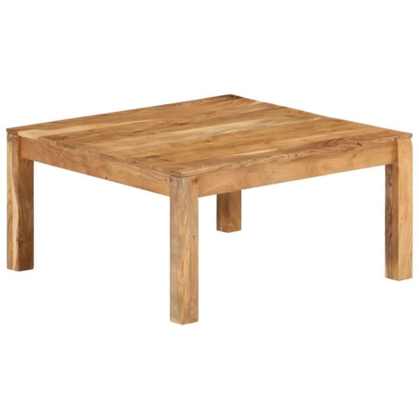 vidaXL Sohvapöytä 80x80x40 cm täysi akaasiapuu