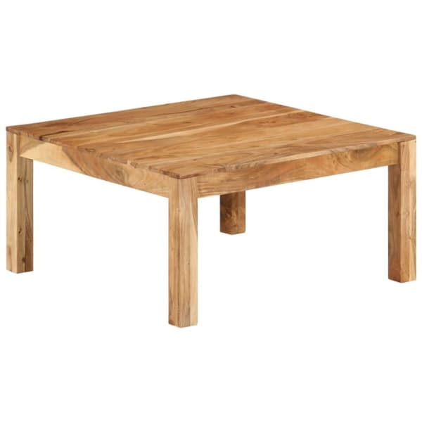vidaXL Sohvapöytä 80x80x40 cm täysi akaasiapuu