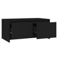 Miniatyrbilde 7 av 10: vidaXL Salongbord svart 90x50x41,5 cm sponplate