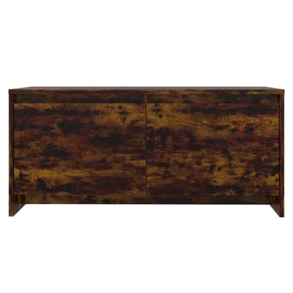 vidaXL sofabord 90x50x41,5 cm spånplade røget egetræsfarve