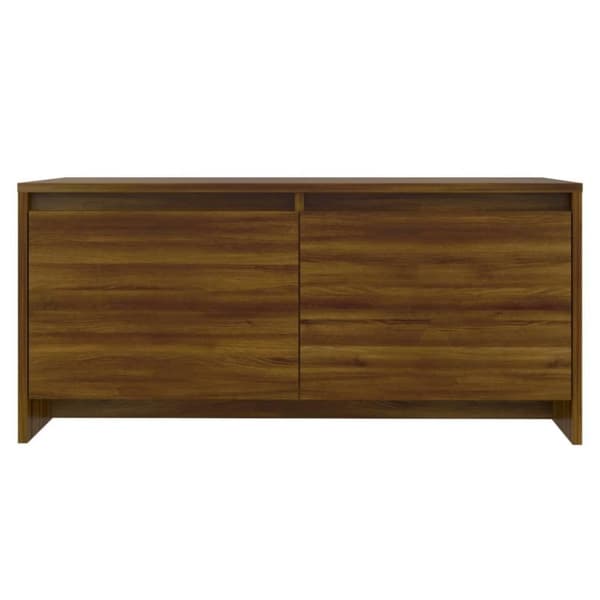 vidaXL Soffbord brun ek 90x50x41,5 cm spånskiva