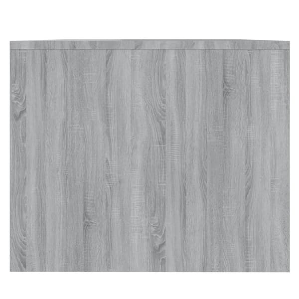 vidaXL Salongbord grå sonoma eik 90x50x41,5 cm sponplate