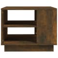 Miniatyrbillede 5 af 9: vidaXL sofabord 55x55x43 cm spånplade røget egetræsfarve