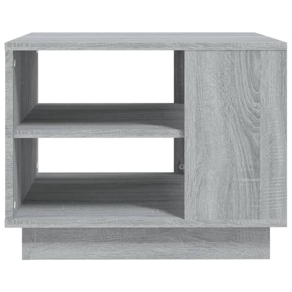 vidaXL Salongbord grå sonoma eik 55x55x43 cm sponplate